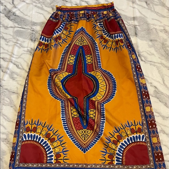 African print maxi skirt - Picture 1 of 2